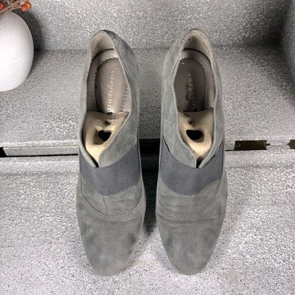 Easy Spirit Gray Suede Ankle Booties Boots Size 9 - Picture 5 of 6